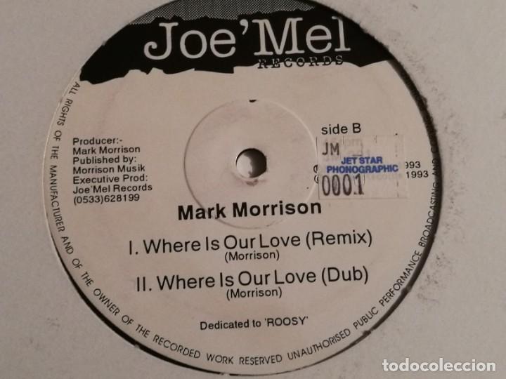 Discos de vinilo: Mark Morrison - Where Is Our Love - 1993 - Foto 2