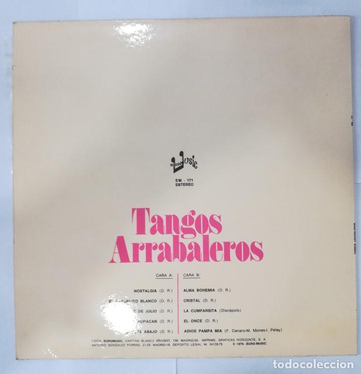 Discos de vinilo: TANGOS ARRABALEROS ( 1976) - Foto 2
