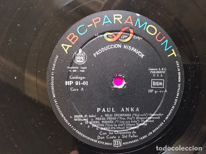 Discos de vinilo: Paul Anka - Foto 5