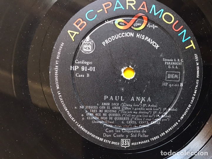 Discos de vinilo: Paul Anka - Foto 7