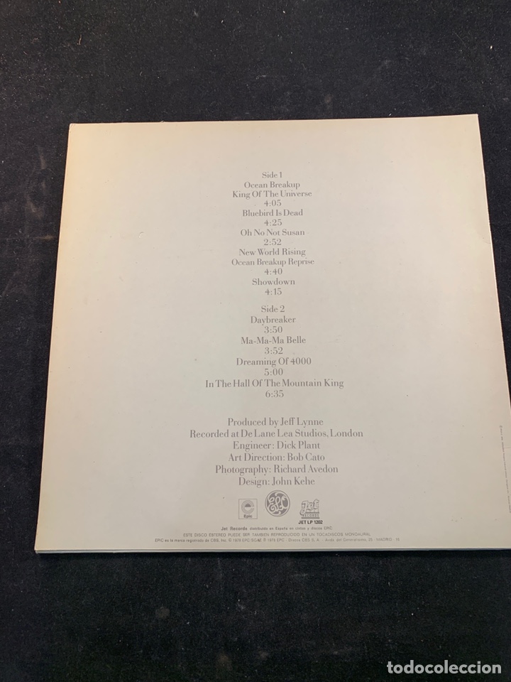 Discos de vinilo: ELECTRIC LIGHT ORCHESTRa - Foto 2