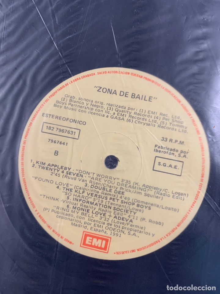 Discos de vinilo: ZONA DE BAILE - Foto 3