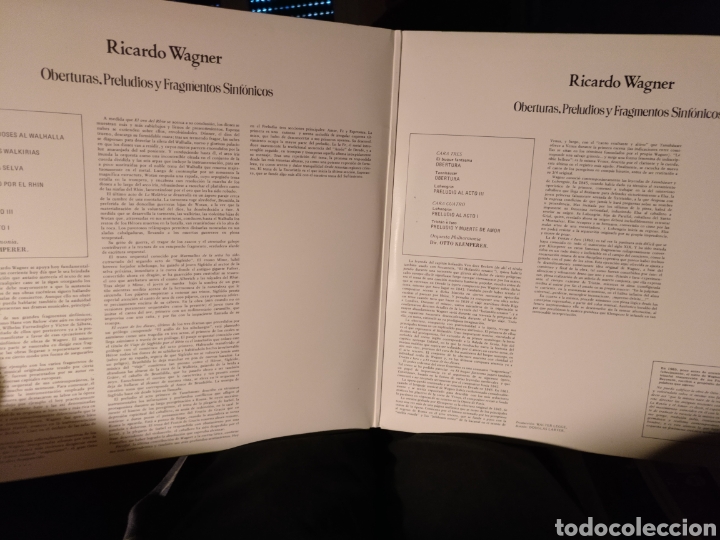 Discos de vinilo: Wagner. Otto Klemperer. EMI 1982 - Foto 2