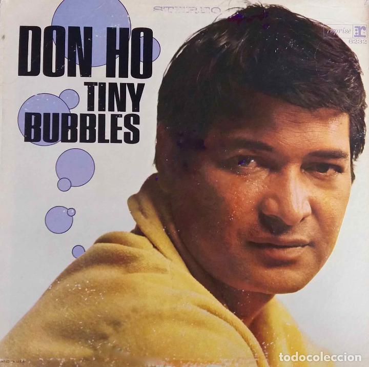 Discos de vinilo: DON HO, TINY BUBBLES. LP ORIGINAL MADE IN USA - Foto 1