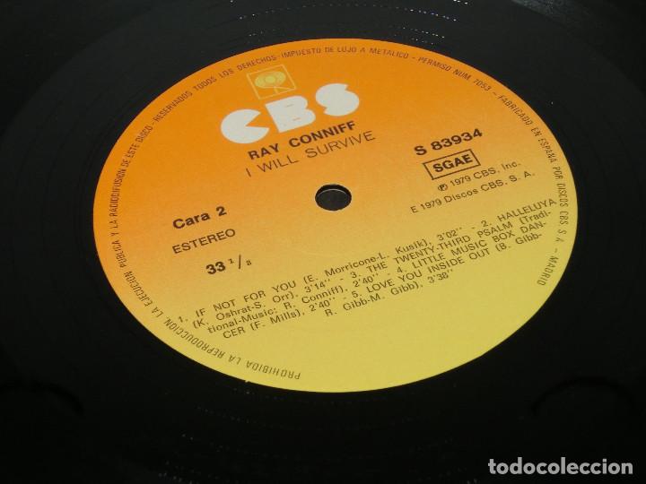 Discos de vinilo: LP - RAY CONNIFF - I WILL SURVIVE - 1979 - Foto 5
