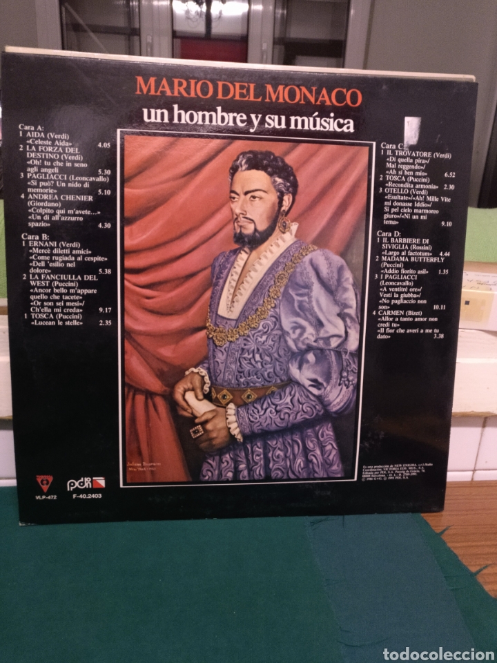 Discos de vinilo: Mario del M&oacute;naco. PDI 1991 (DISCO DOBLE) - Foto 1