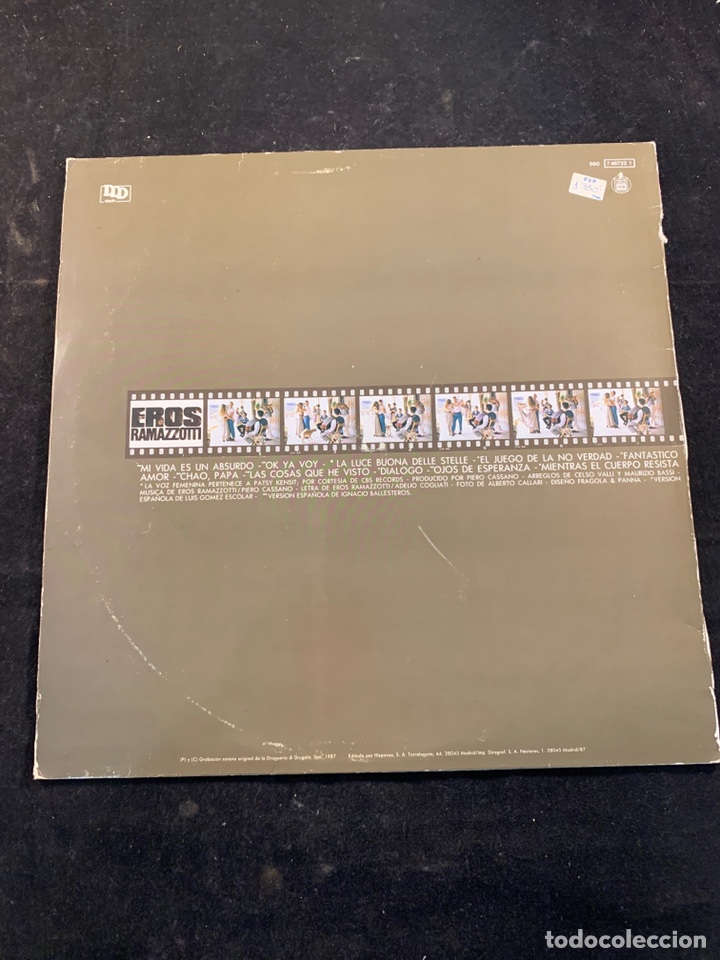 Discos de vinilo: EROS RAMAZZOTTI - Foto 2