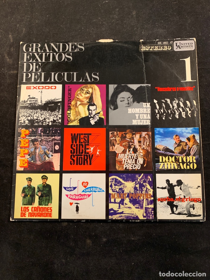 Discos de vinilo: GRANDES &Eacute;XITOS DE PEL&Iacute;CULAS - Foto 1