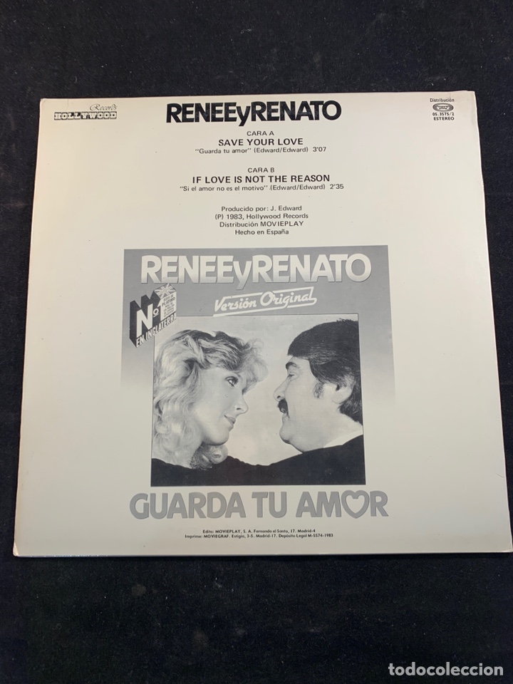 Discos de vinilo: RENEEYRENATO - Foto 2