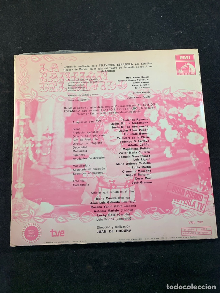 Discos de vinilo: LA CANCI&Oacute;N DEL OLVIDO - Foto 2
