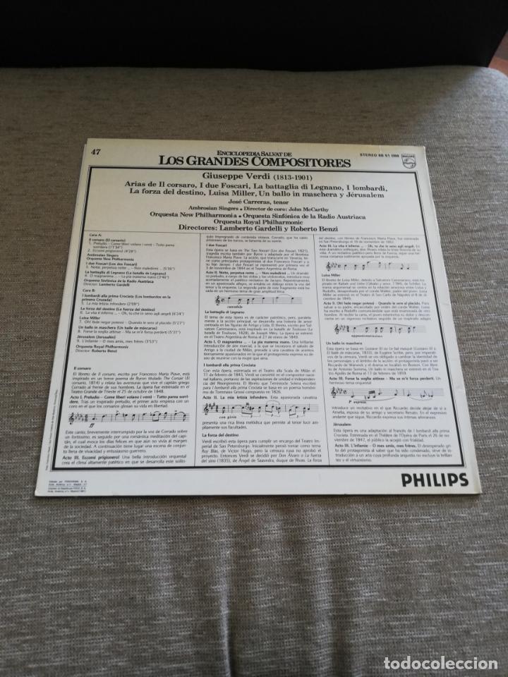 Discos de vinilo: Giuseppe verdi. Grandes compositores 47 - Foto 2