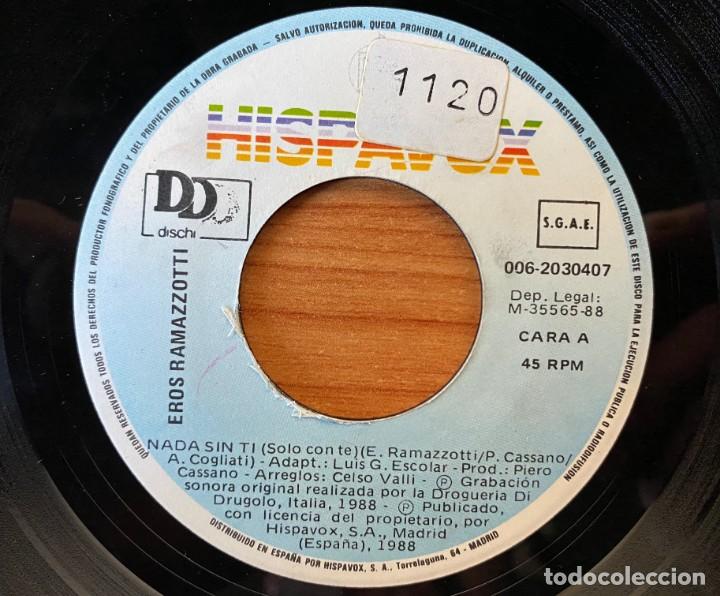 Discos de vinilo: Eros Ramazzotti // Nada Sin Ti - Foto 3