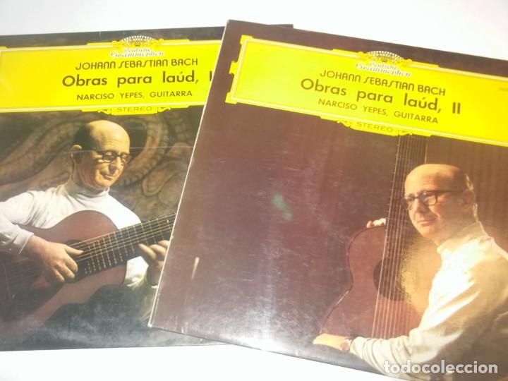 Discos de vinilo: 2 LPS DE J. S. BACH-OBRAS PARA LAUD-VOL I Y II-ORIGINAL ESPA&Ntilde;OL 1974-EN ESTADO EXCELENTE