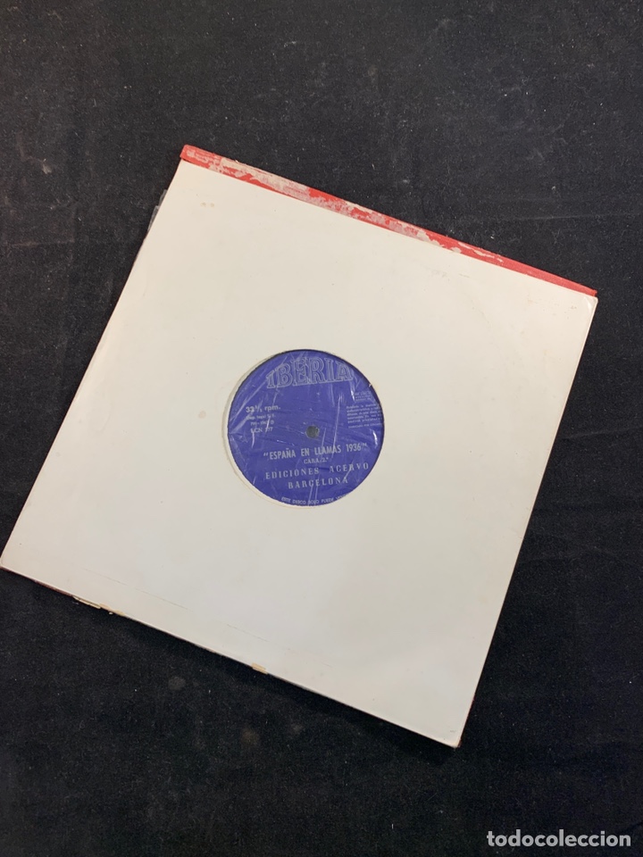 Discos de vinilo: IBERIA - ESPA&Ntilde;A EN LLAMAS 1936 - Foto 2