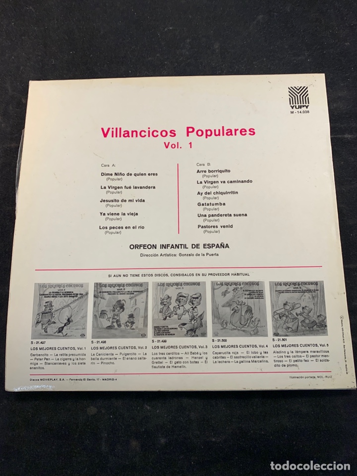 Discos de vinilo: VILLANCICOS POPULARES - Foto 2