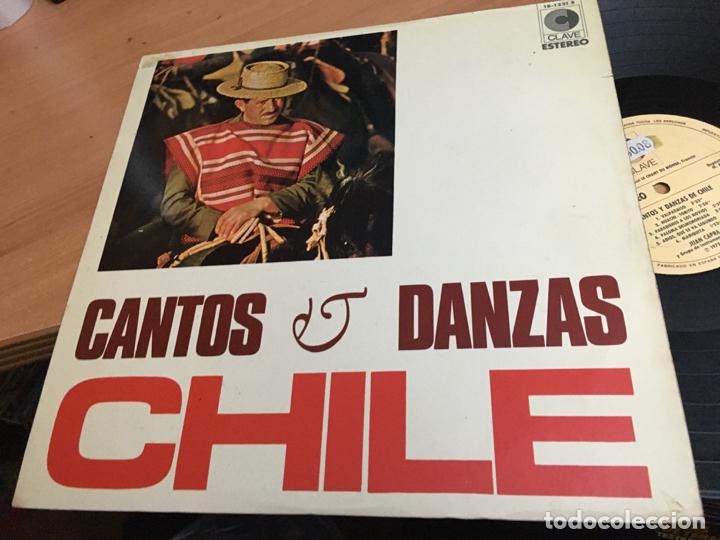 Vinyl records: CANTOS Y DANZAS DE CHILE LP ESPA&Ntilde;A 1972 (B-9)