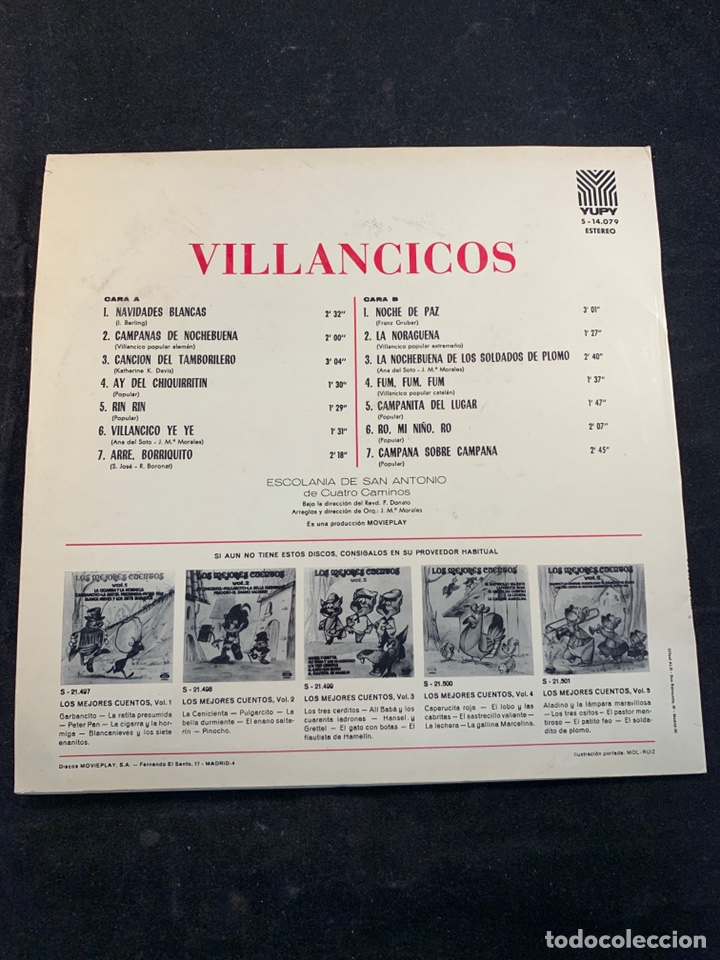 Discos de vinilo: VILLANCICOS - Foto 2
