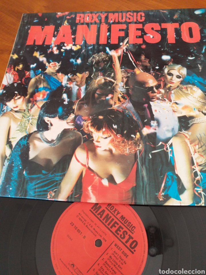Discos de vinilo: ROXY MUSIC MANIFESTO - Foto 1