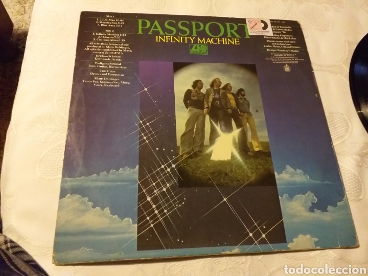 Discos de vinilo: PASSPORT INFINITY MACHINE ATLANTIC 1976 ESPA&Ntilde;A - Foto 2