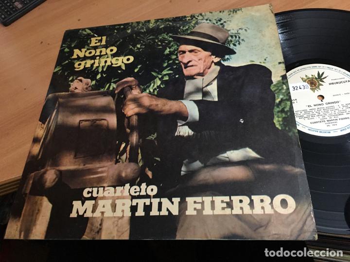 Vinyl records: CUARTETO MARTIN FIERRO (EL NONO GRINGO) LP 1979 (B-9)