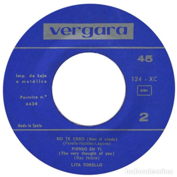 Discos de vinilo: Cae La Nieve - Lita Torell&oacute; - Foto 3