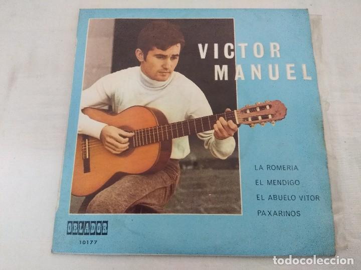 Discos de vinilo: SINGLE/VICTOR MANUEL/LA ROMERIA. - Foto 1