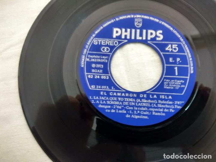 Discos de vinilo: SINGLE/EL CAMARON DE LA ISLA/PACO DE LUCIA. - Foto 2