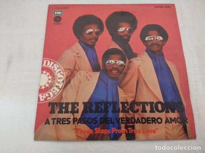 Discos de vinilo: SINGLE/THE REFLECTIONS/A TRES PASOS DEL VERDADERO AMOR. - Foto 1