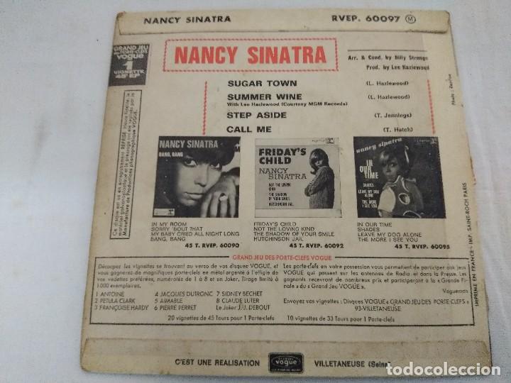 Discos de vinilo: SINGLE/NANCY SINATRA/SUGAR TOWN. - Foto 3