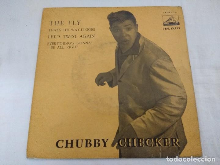 Discos de vinilo: SINGLE/CHUBBY CHEKER/THE FLY. - Foto 1
