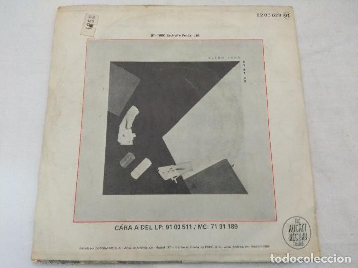 Discos de vinilo: SINGLE/ELTON JOHN/SARTORIAL ELOQUENCE. - Foto 3