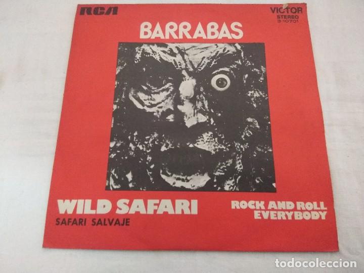 Discos de vinilo: SINGLE/BARRABAS/WILD SAFARI. - Foto 1