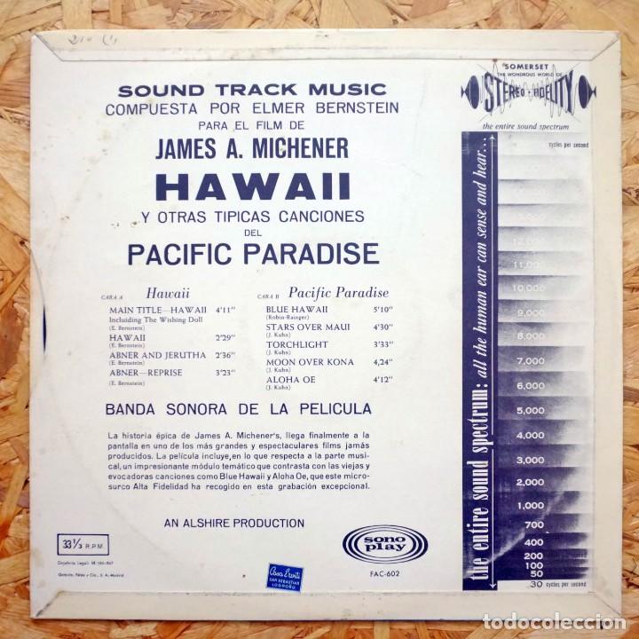 Discos de vinilo: Hawaii de Elmer Bernstein - Foto 2