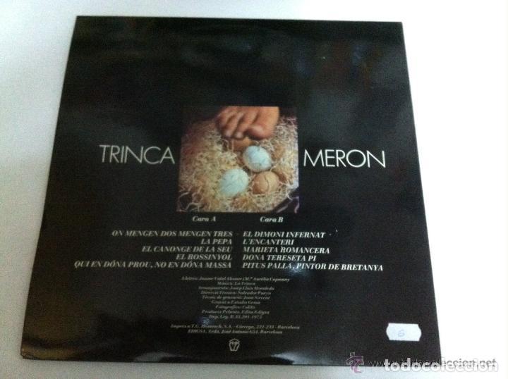 Discos de vinilo: la trinca - trincameron (1975) - Foto 2