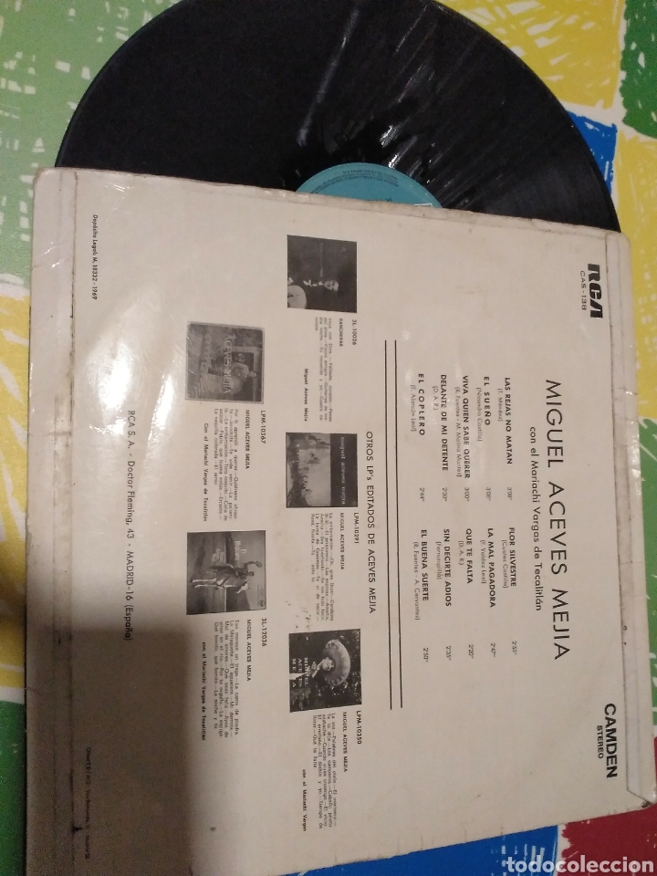 Discos de vinilo: Miguel Aceves Mej&iacute;a - Foto 2