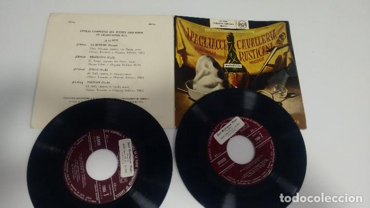 Discos de vinilo: SINGLE ( VINILO)-DOBLE- OPERA ( CAVALLERIA RUSTICANA) - Foto 1