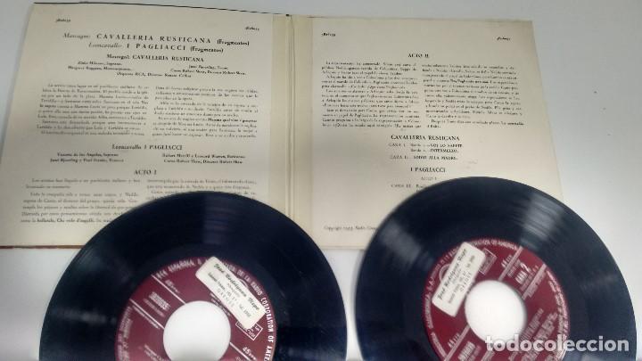 Discos de vinilo: SINGLE ( VINILO)-DOBLE- OPERA ( CAVALLERIA RUSTICANA) - Foto 2
