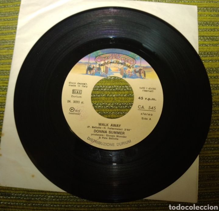 Discos de vinilo: Donna summer - Walk away. SOLO DISCO - Foto 1