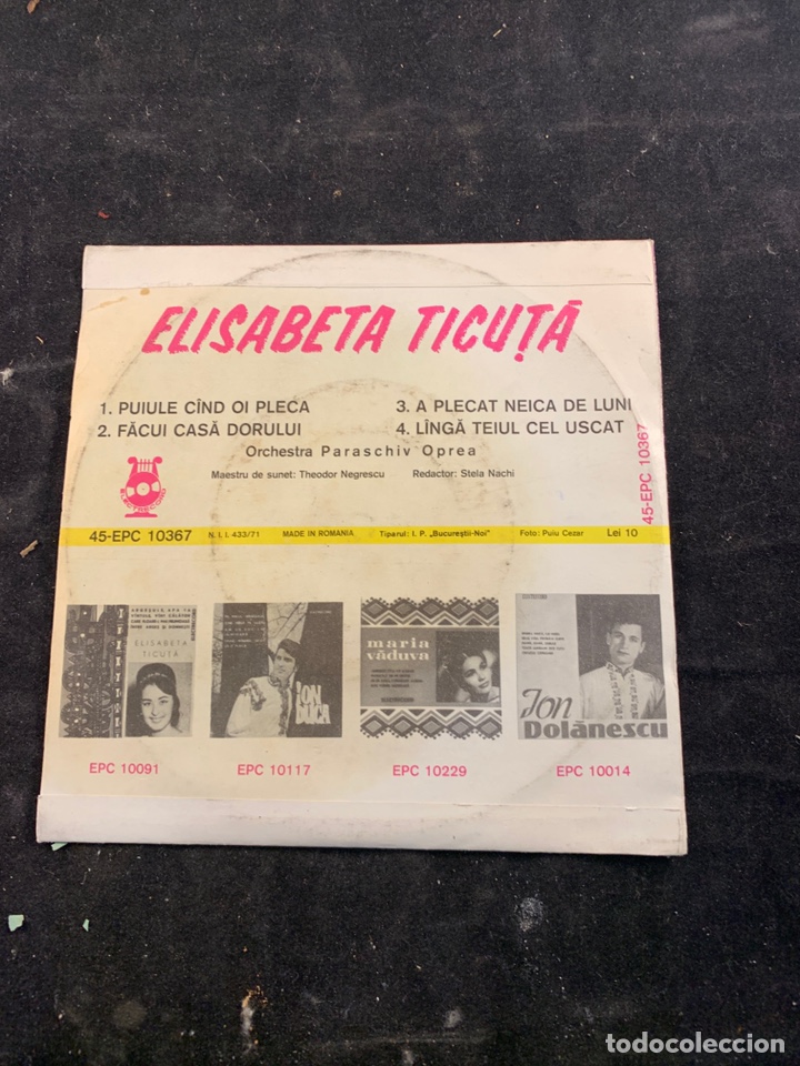 Discos de vinilo: ELISABETA TICUTA - Foto 2