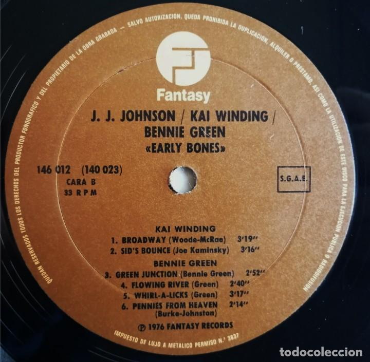 Discos de vinilo: J.J. Johnson. Kai Winding, Bennie Green, Early Bones - Foto 10