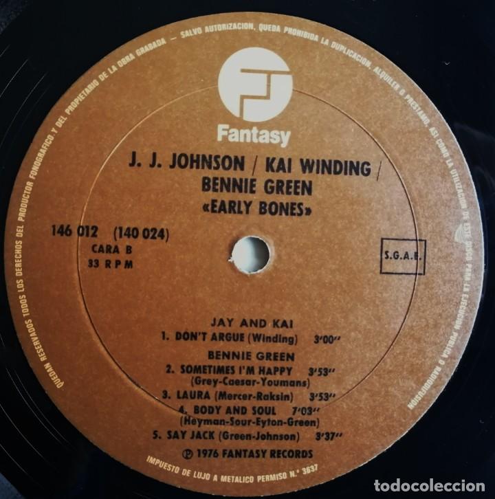 Discos de vinilo: J.J. Johnson. Kai Winding, Bennie Green, Early Bones - Foto 14