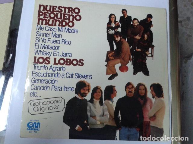 Discos de vinilo: NUESTRO PEQUE&Ntilde;O MUNDO LOS LOBOS - Foto 1