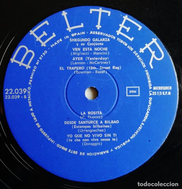 Discos de vinilo: Shegundo Galarza. Shegundo Galarza Y Su Conjunto, Belter 22.039 - Foto 4