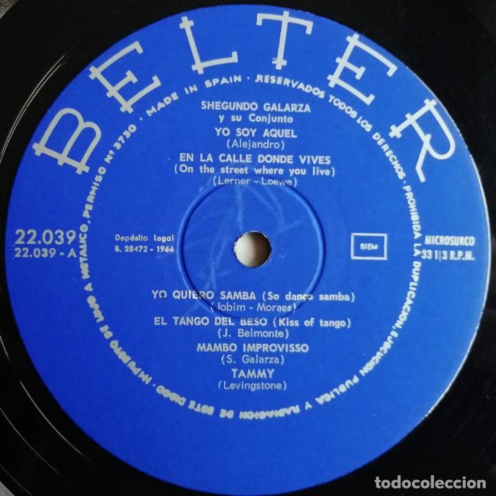 Discos de vinilo: Shegundo Galarza. Shegundo Galarza Y Su Conjunto, Belter 22.039 - Foto 6