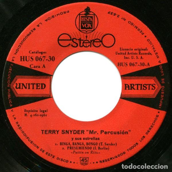 Discos de vinilo: Binga, Banga, Bongo - Terry Snyder - Foto 3