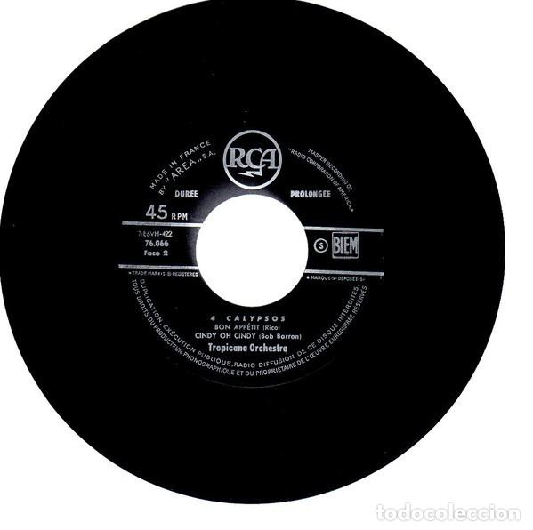 Discos de vinilo: 4 Calypsos - Tropicana Orchestra - Foto 3