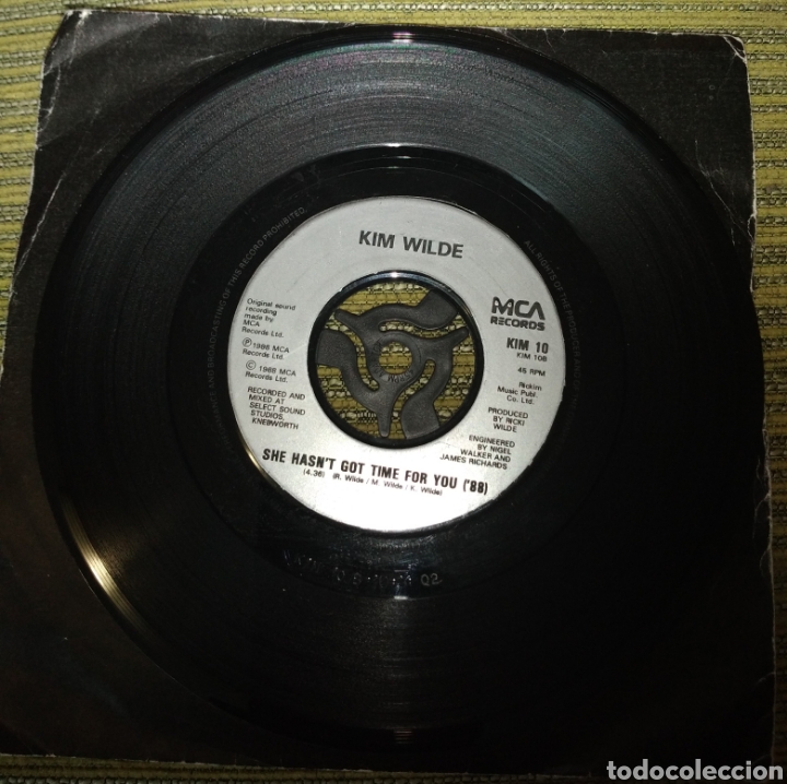Discos de vinilo: Kim Wilde - four letter word. SOLO DISCO - Foto 2