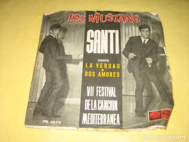 Discos de vinilo: SANTI - LOS MUSTANG - 1965 - Foto 1