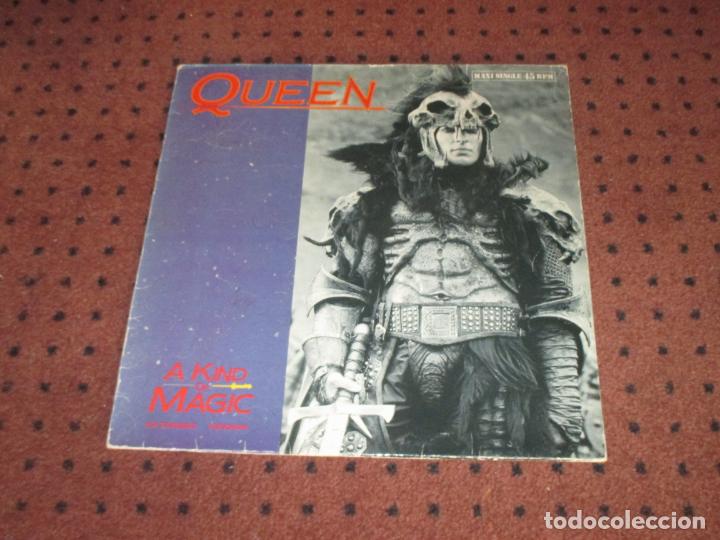 Discos de vinilo: QUEEN - A KIND OF MAGIC - MAXI - SPAIN - EMI - L - - Foto 2