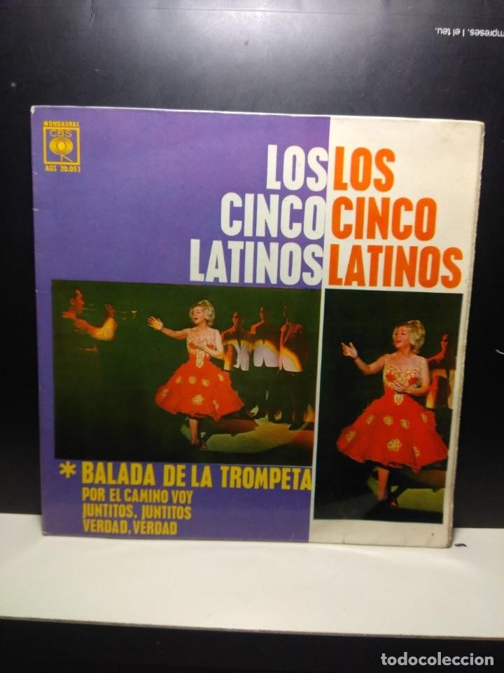 Discos de vinilo: EP LOS 5 LATINOS : BALADA DE LA TROMPETA - Foto 1